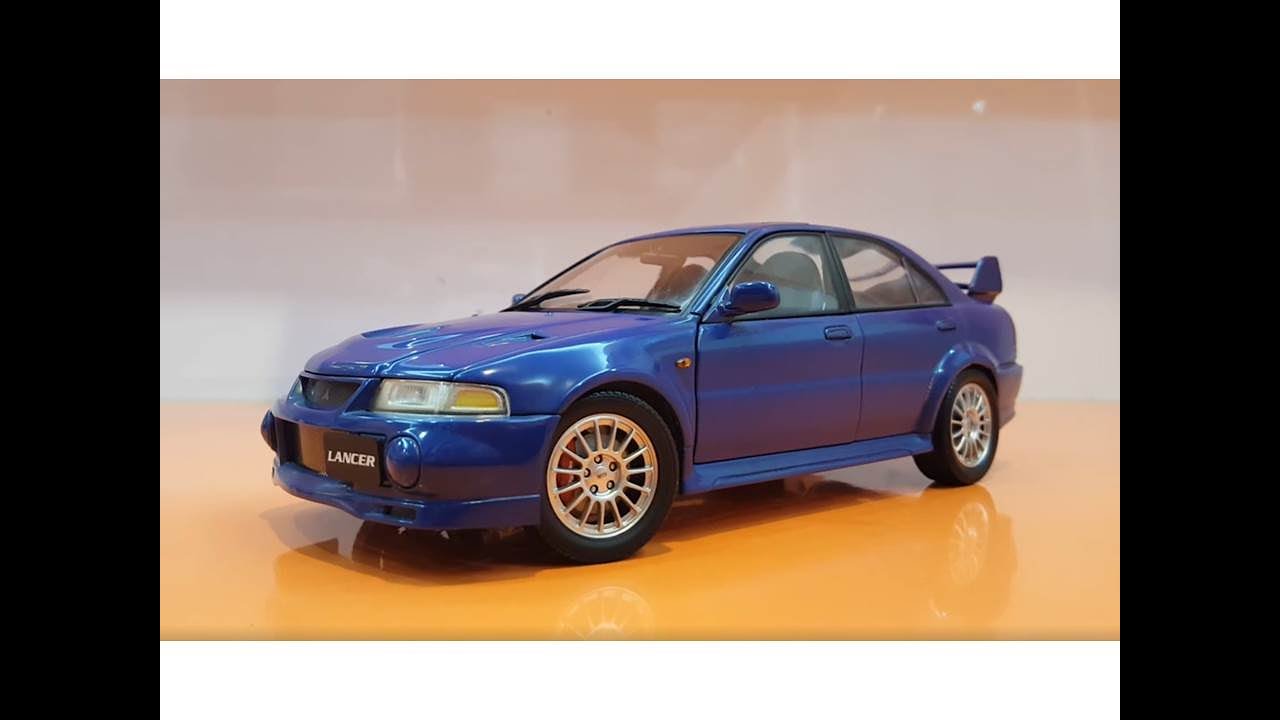 AUTOart 1/18 Diecast - Mitsubishi Lancer Evo V/VI - YouTube