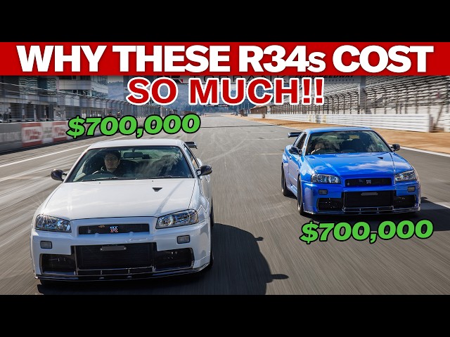 TWO $700,000 NISSAN GT-R R34s at Fuji Speedway: Mines & Built By