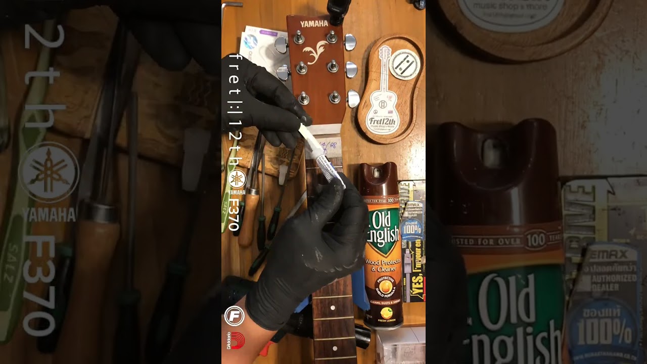 YAMAHA : F-360 TBS 🏍 #fret12th #guitar #yamahaguitar #guitarsetup