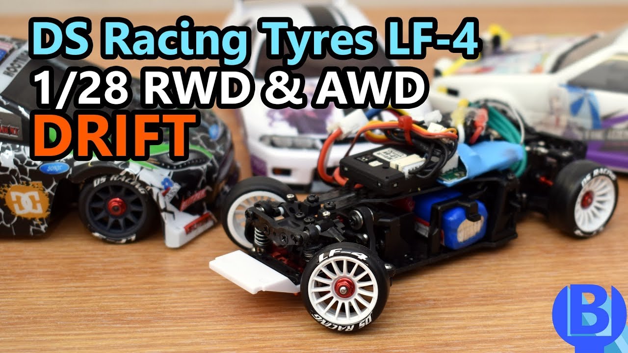 Atomic DRZ, WLtoys K989 RWD & Mini-Q Q7 Drift with DS Racing LF-4