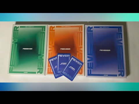 UNBOXING ATEEZ ZERO : FEVER Part.3 (all versions + Ktown4u