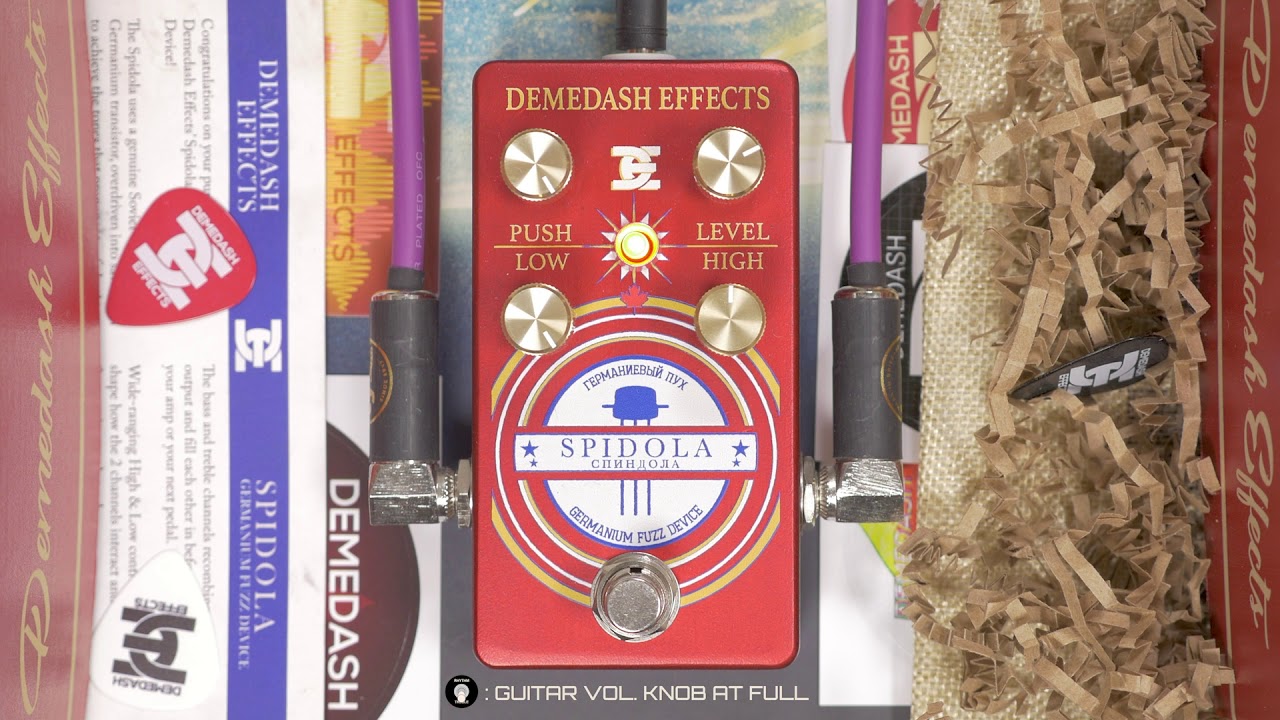 Spidola Germanium Fuzz — Demedash Effects