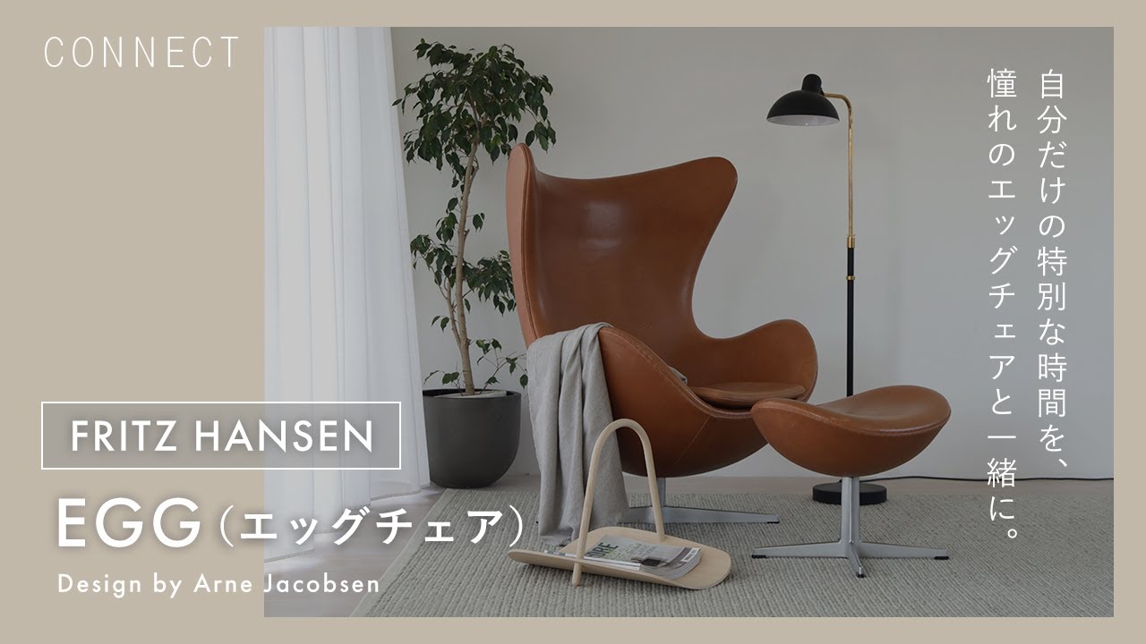 自分だけの特別な時間が欲しい方へ】アート感覚に近いEGGチェアのここ