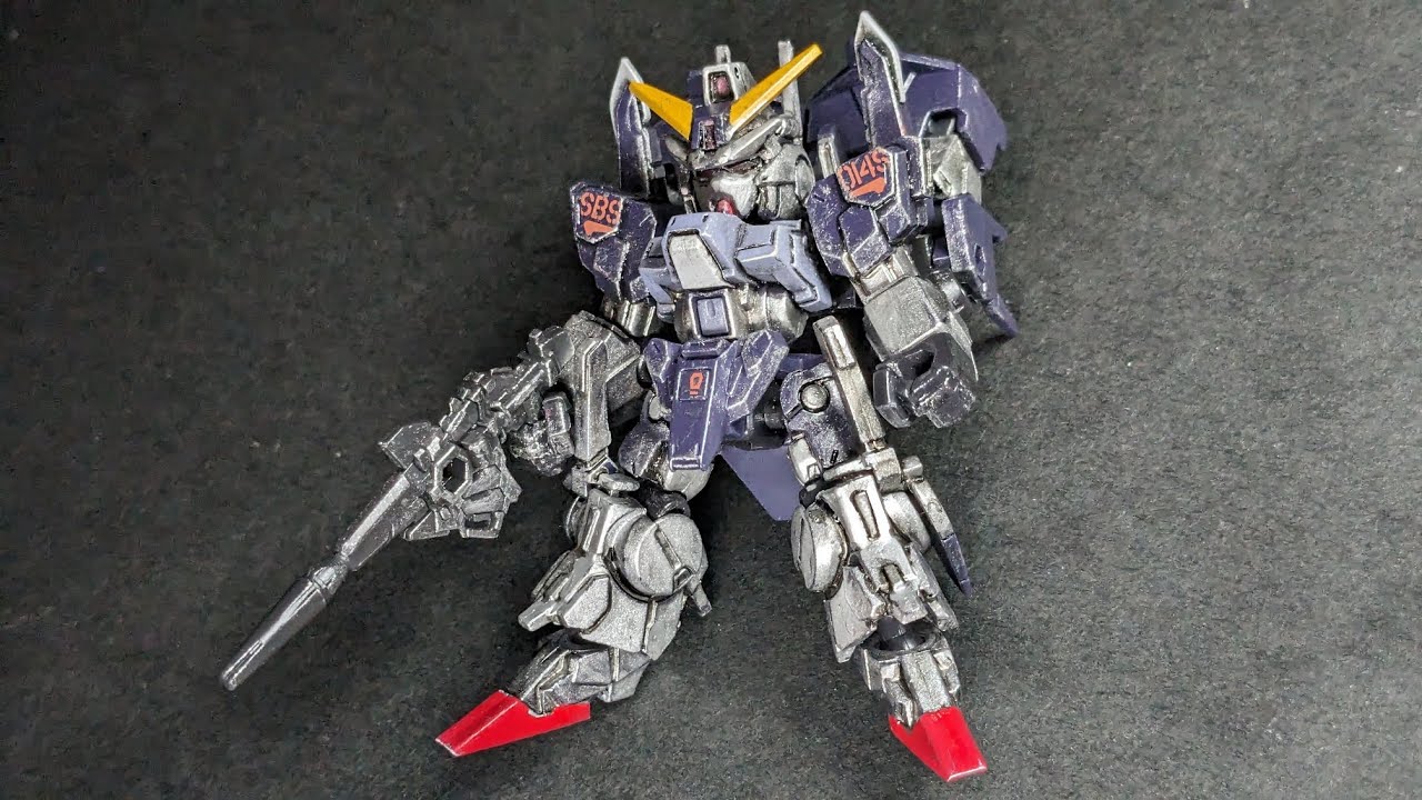 モビルスーツアンサンブル塗装】シルヴァ・バレト・サプレッサー - YouTube