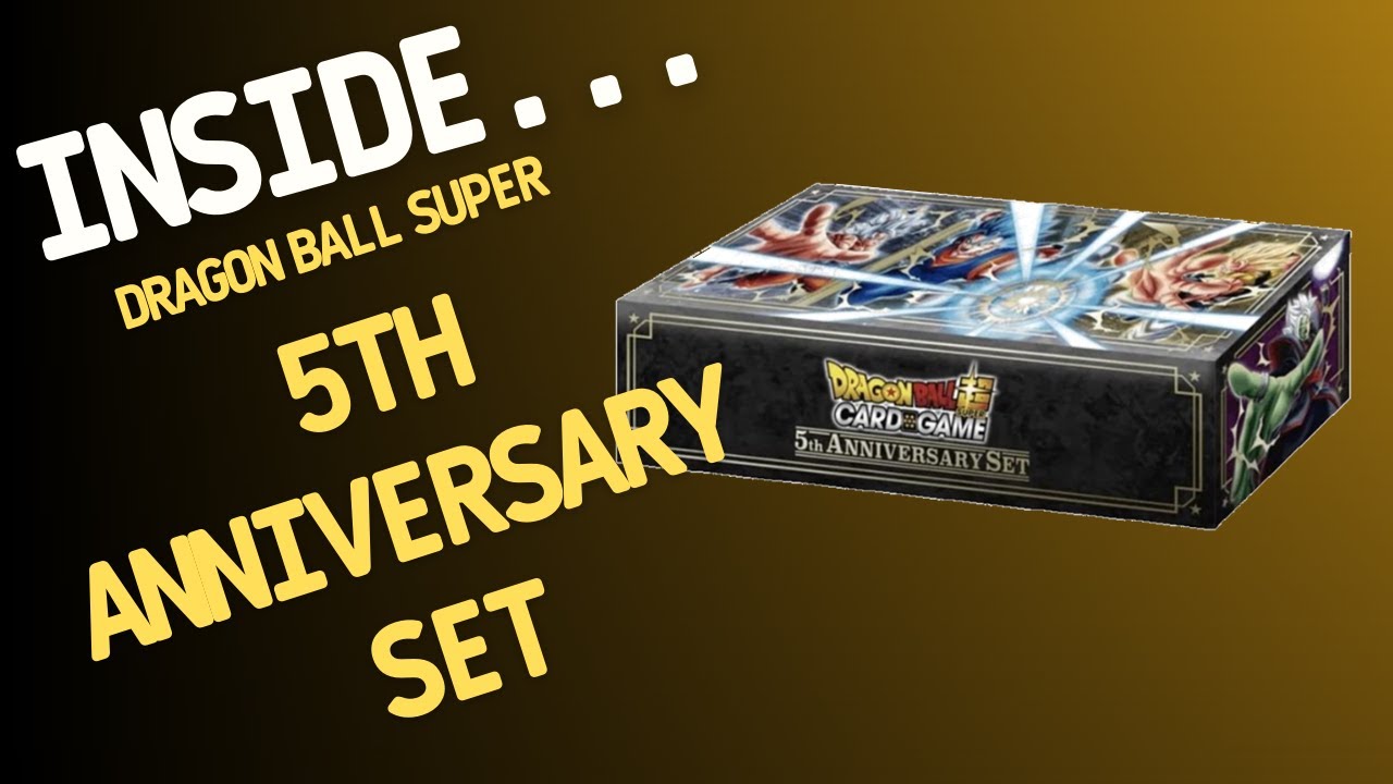 Dragon Ball Super Card Game 5th Anniversary Set | Inside with João