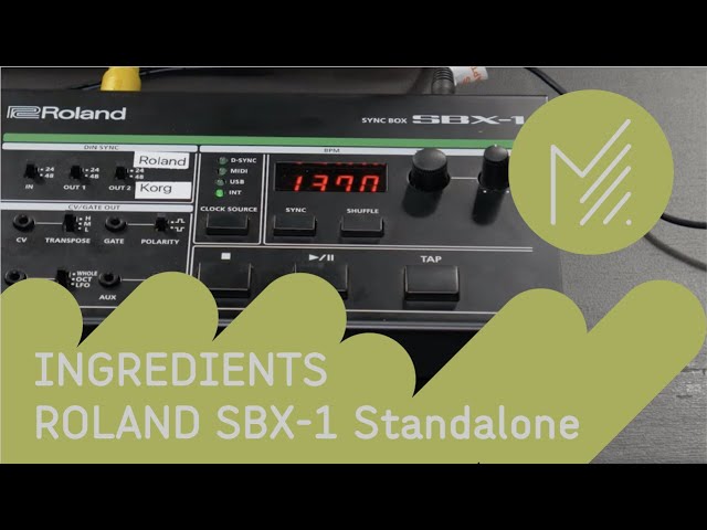 Roland SBX-1 (standalone) - MESS INGREDIENTS - YouTube