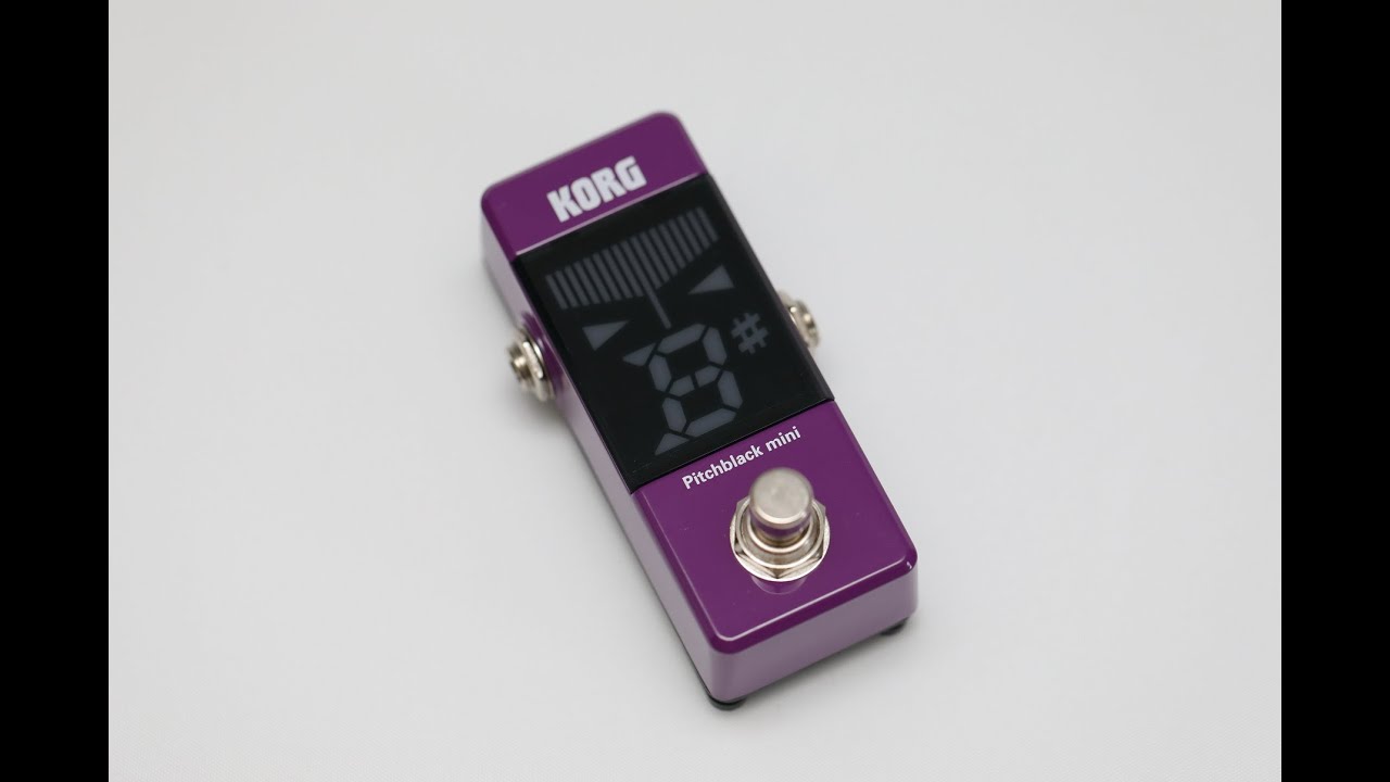 KORGの可愛いチューナー「Pitchblack mini」買ってみた！ | わしの