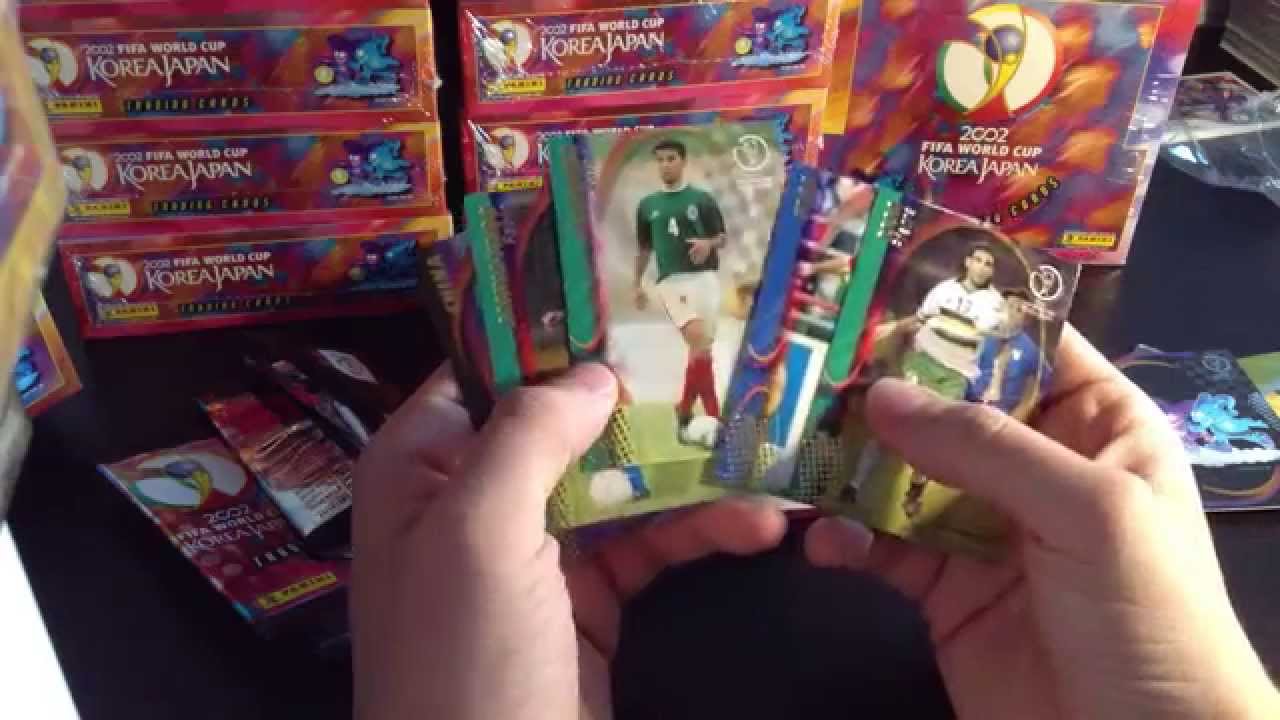 Break Box Panini 2002 FIFA World Cup Korea Japan - YouTube