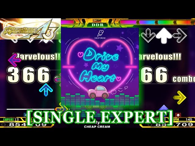 DDR A3】 ♡Drive My Heart♡ [SINGLE EXPERT] 譜面確認＋クラップ