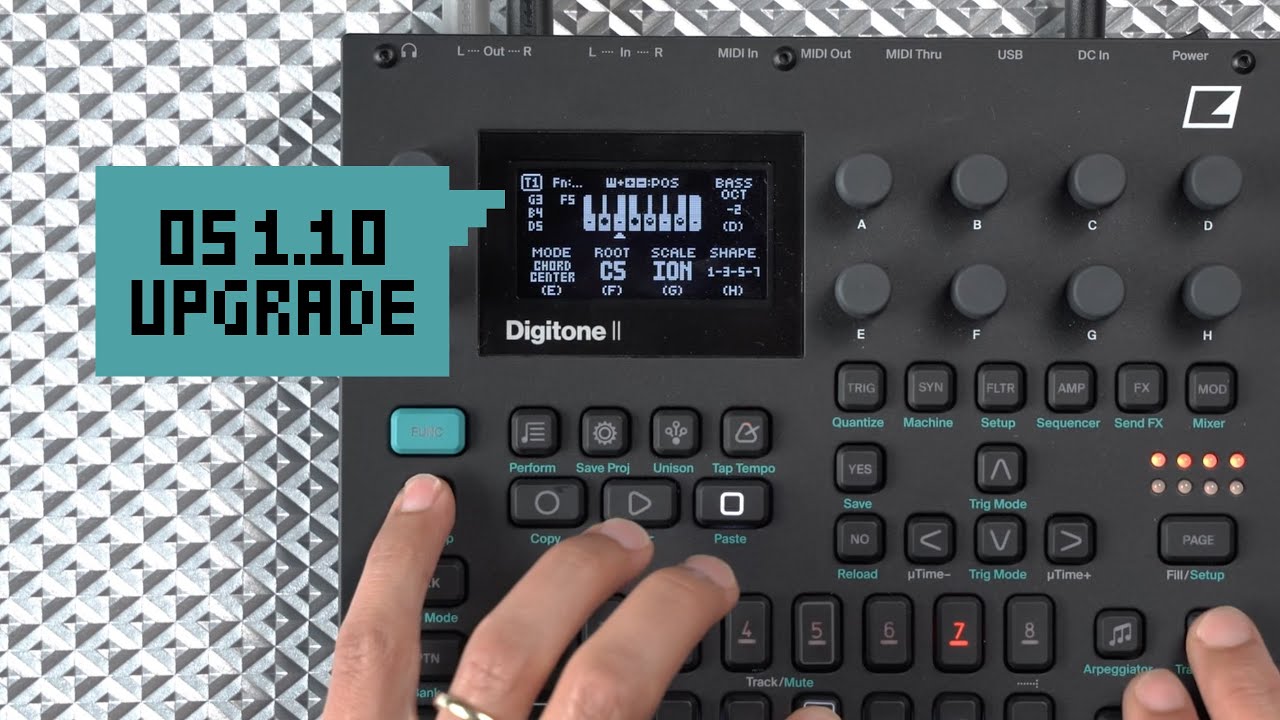 Digitone II | Immersive 16 Voice Polyphonic Digital Synthesizer