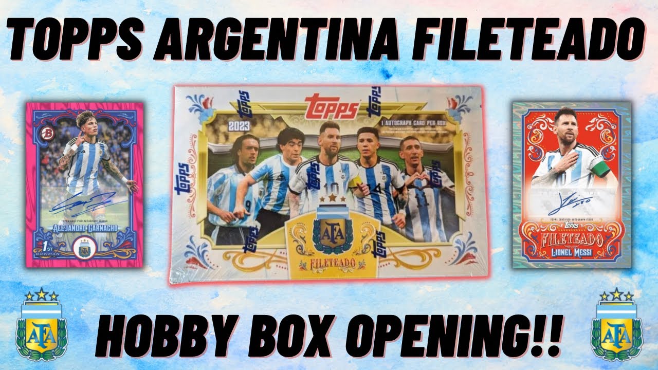 NEW! Topps Argentina Fileteado 2023 hobby box opening! - YouTube