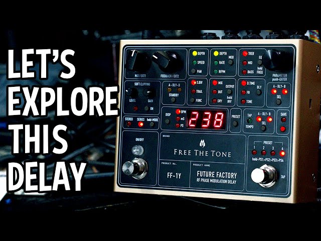 Free the Tone: Future Factory FF-1Y - A Dual Delay for the Tactile