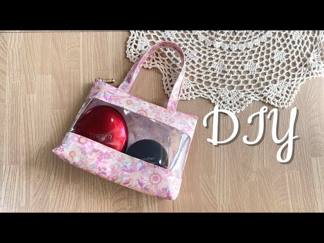 DIY☆正面は四角で容量たっぷり☆やっぱり窓付きが可愛い！持ち手付き