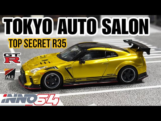 1/64 Nissan GT-R R35 Top Secret Gold Tokyo Auto Salon 2024 Version