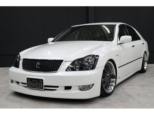 18クラウンアスリート 98万円 AIMGAIN純VIPエアロ 深リム19インチAW 車