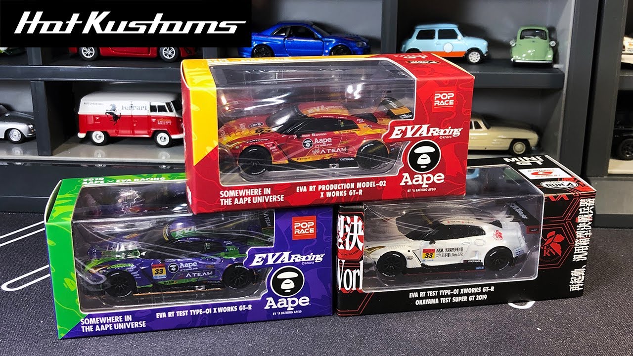 NEW MINI GT X POP RACE EVA Racing Nissan GT-R Model 02 Add On