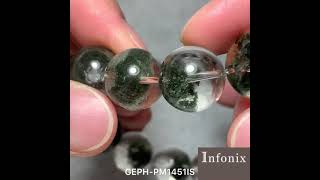 プレミアム]ブラジル産グリーンファントムクォーツブレスレット（約