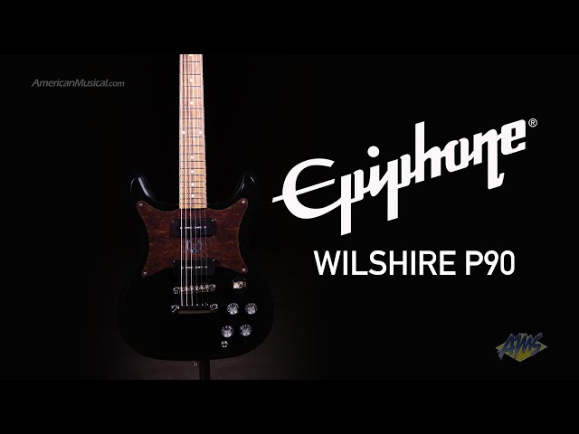 Epiphone Wilshire P90 Guitar - Two P90 Pickups Deliver Classic