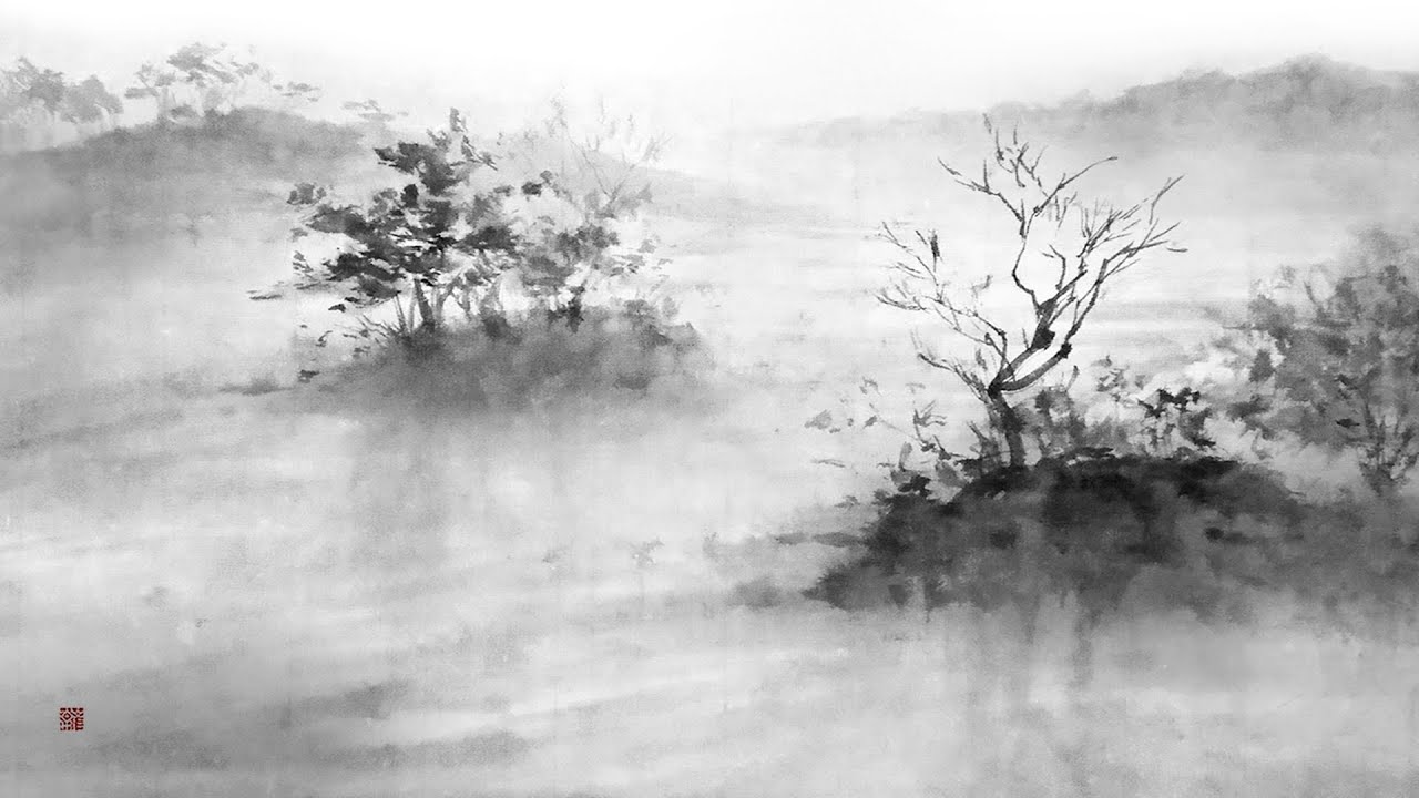 How to draw a Landscape painting 