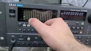 Akai DR16 Hard Disk Multitrack Recorder - YouTube