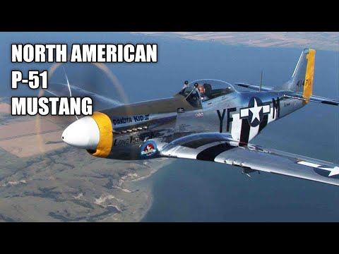 空の名機】P-51 マスタング／NORTH AMERICAN P-51 MUSTANG - YouTube