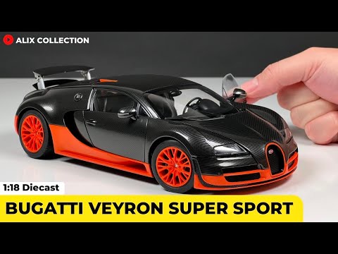 Unboxing of Bugatti Veyron 16.4 Super Sport 1:18 Diecast Model Car