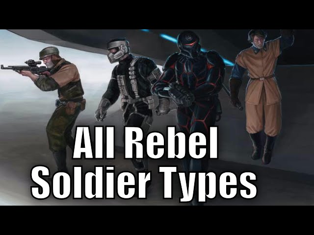 All Rebel Soldier Types and Variants - Star Wars - YouTube