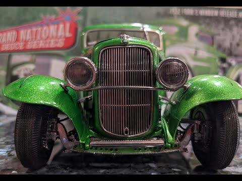 1/18 Scale 1932 Ford Deuce Coupe Unboxing (3 Window) Acme Diecast