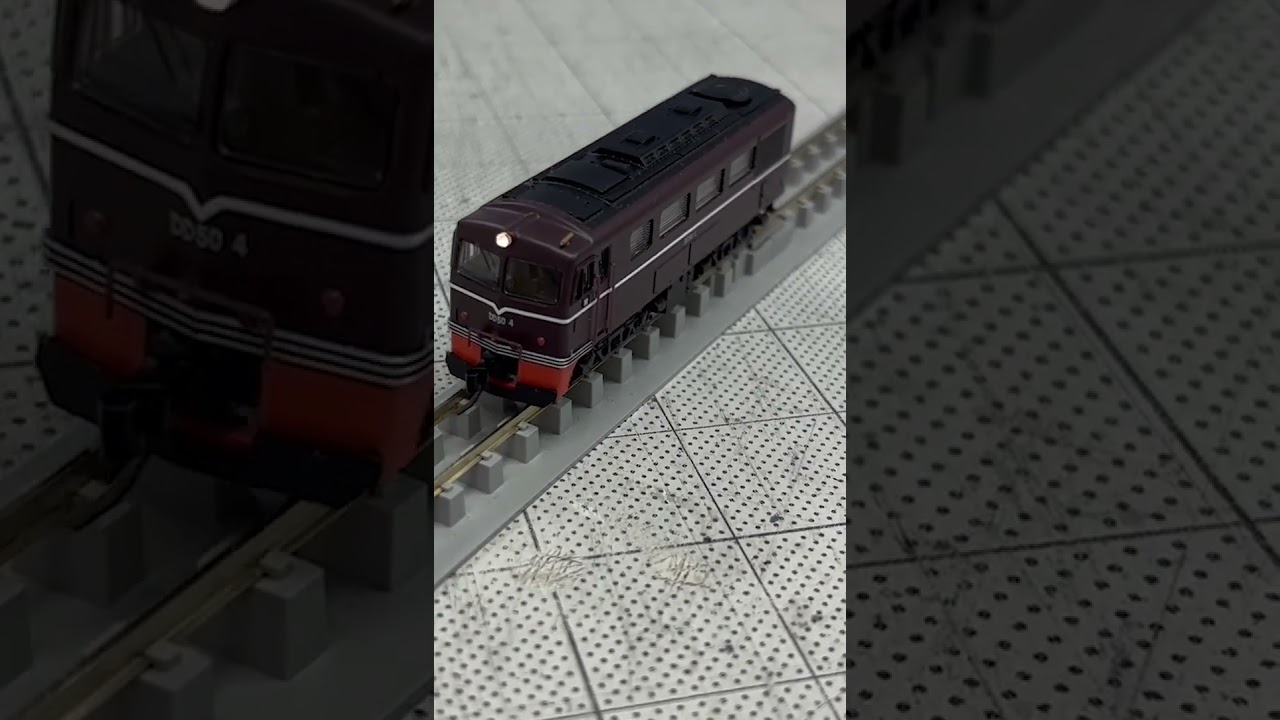 マイクロエース A8901 DD50-4/5 2次型茶色のヘッドライト改良