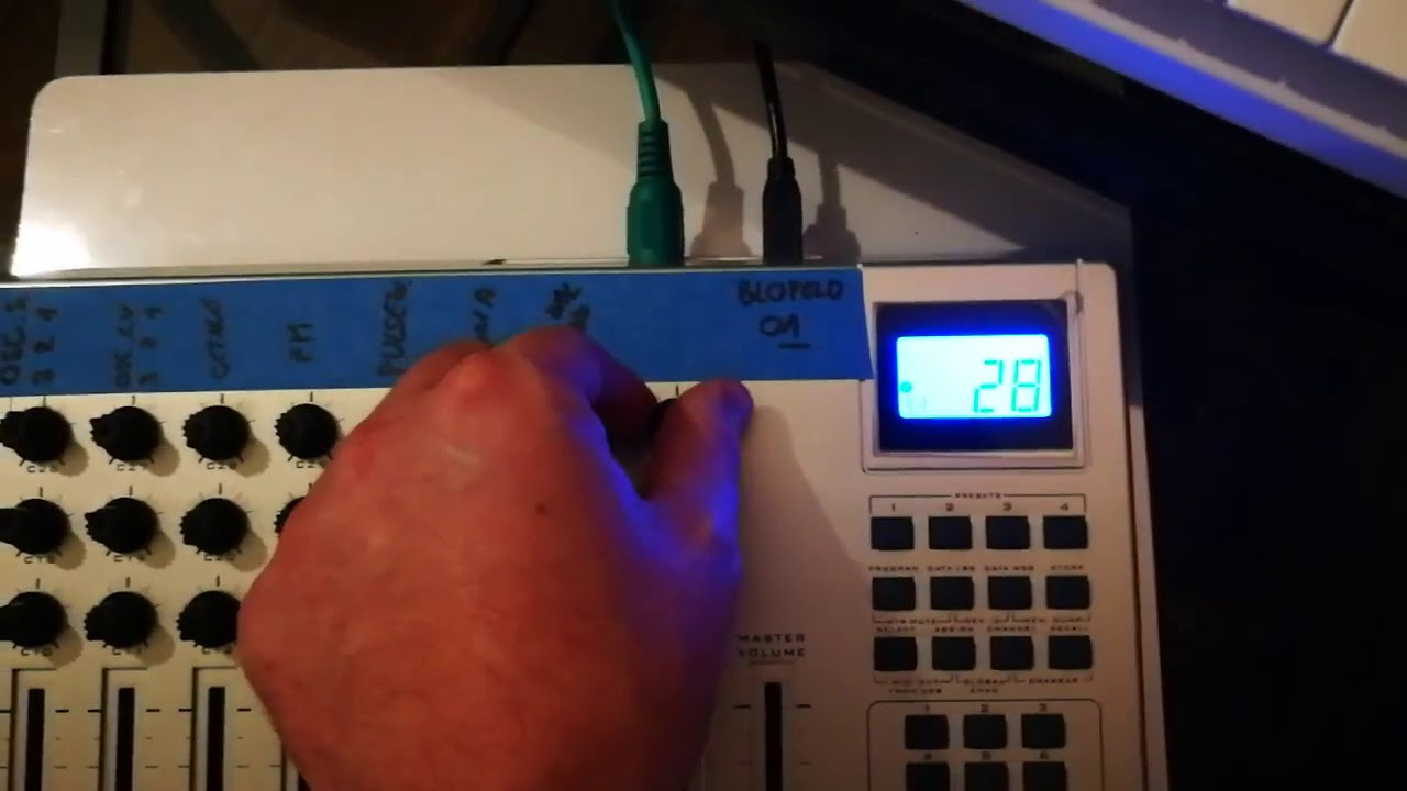 evolution uc-33e with novation circuit - midi messages programming