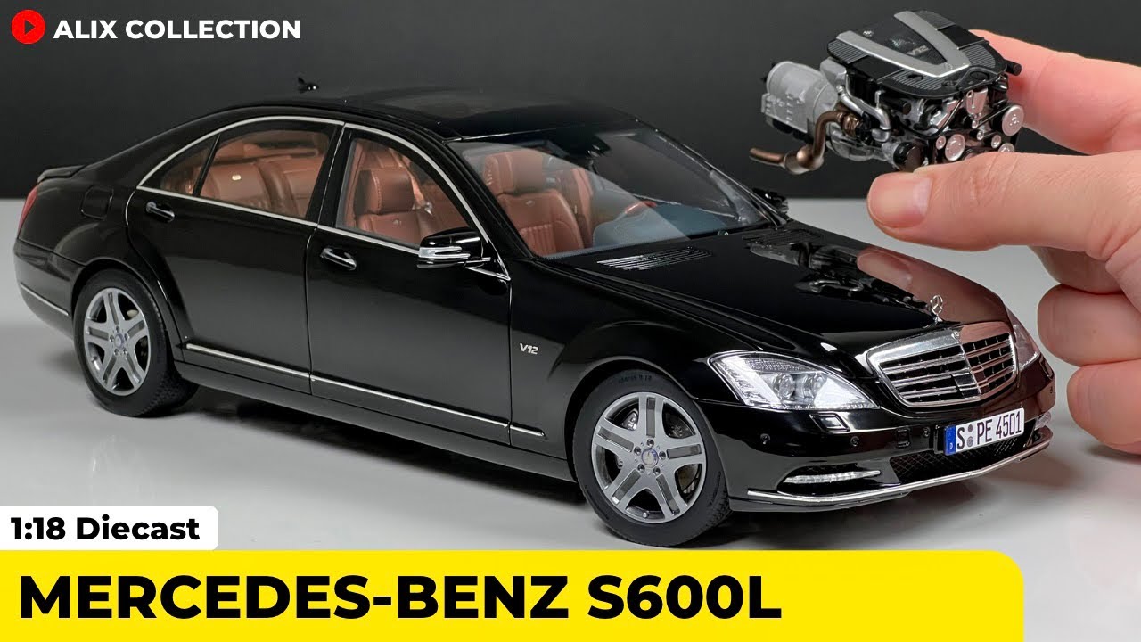 Unboxing of Mercedes-Benz S600L 1:18 Diecast Model Car by