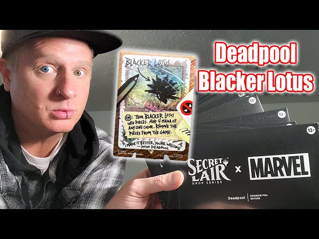 Hunting the BLACKER LOTUS In Deadpool Secret Lair - YouTube