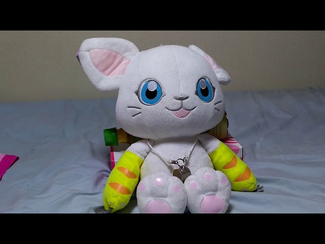 テイルモンでっかいぬいぐるみ Digimon I LOVE TAILMON - YouTube