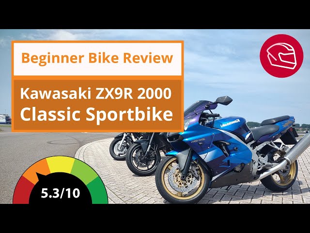 Beginner Bike Review Kawasaki ZX9R Sport bike of the zeros - YouTube