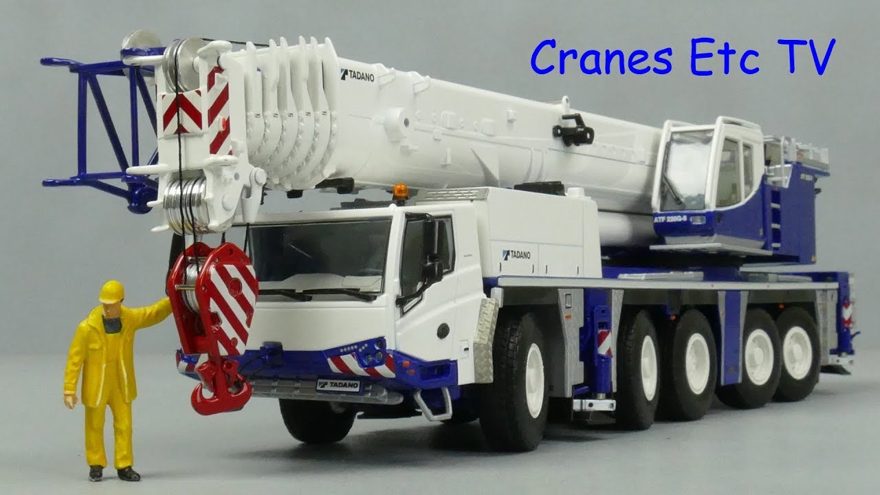 WSI Tadano ATF 220G-5 (Euro 4) Mobile Crane by Cranes Etc TV - YouTube