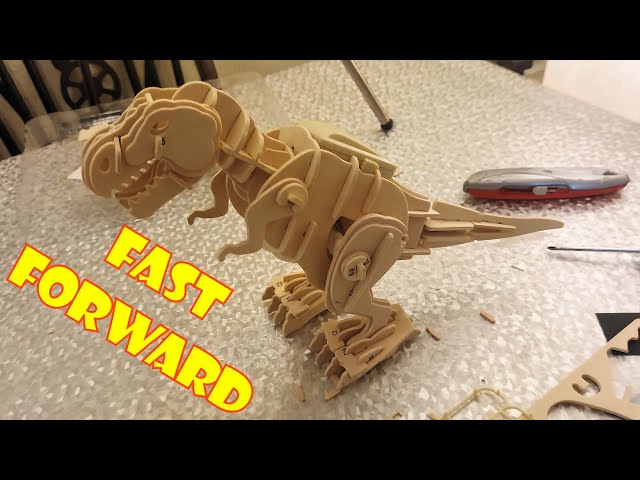 Robotime ROKR Walking T-Rex D210 Sound Controlled FULL LENGTH