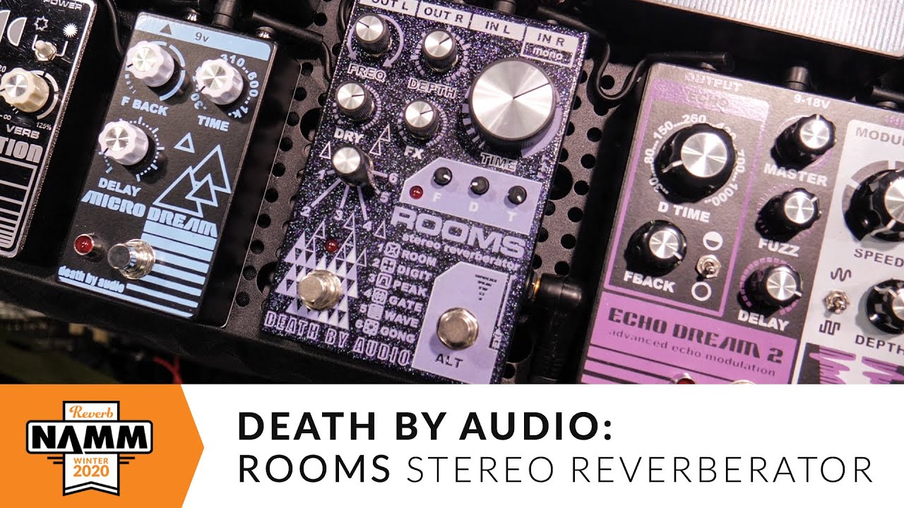 Death by Audio Rooms Stereo Reverberator at Winter NAMM 2020 - YouTube