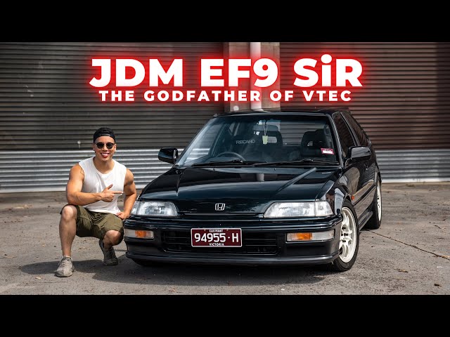 JDM EF9 HONDA CIVIC SiR B16A Review - The Godfather of VTEC - YouTube