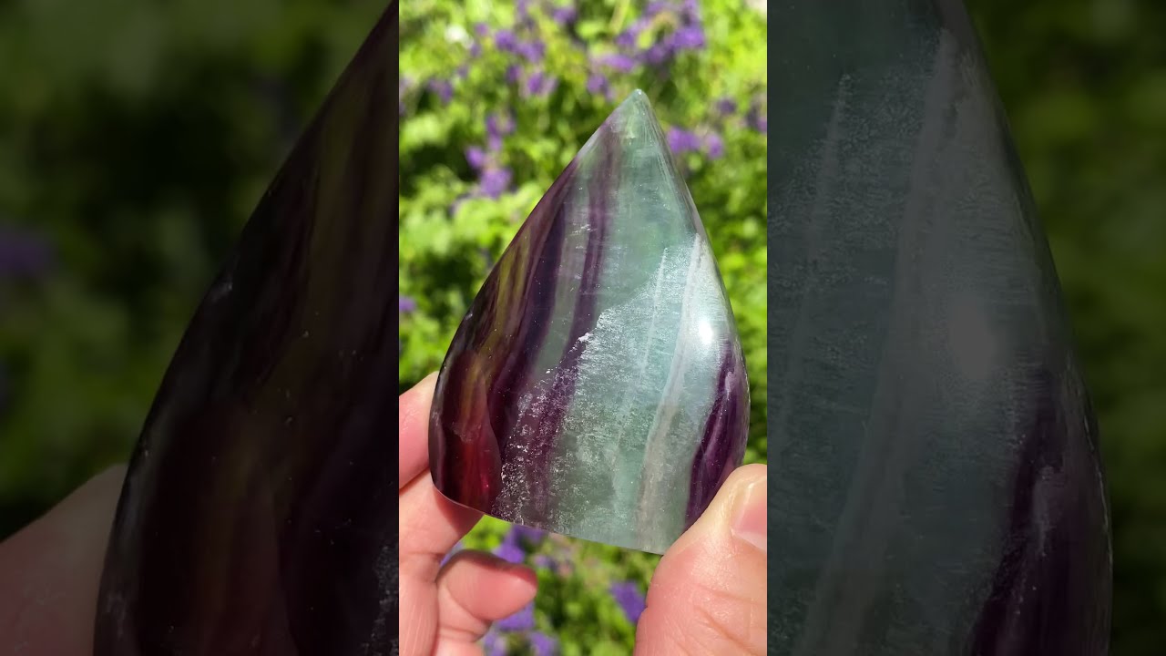 キャンディーフローライト 原石／磨き石