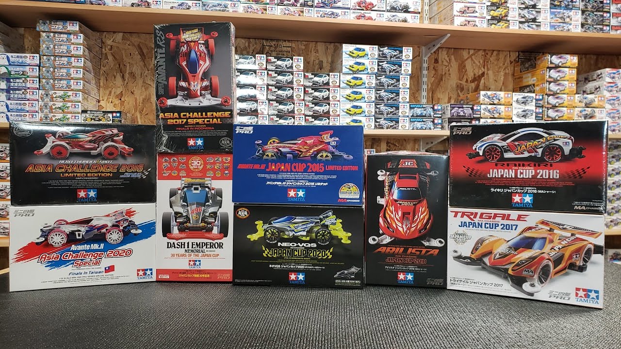 ミニ四駆】Collecting Year Exclusive Kits - YouTube