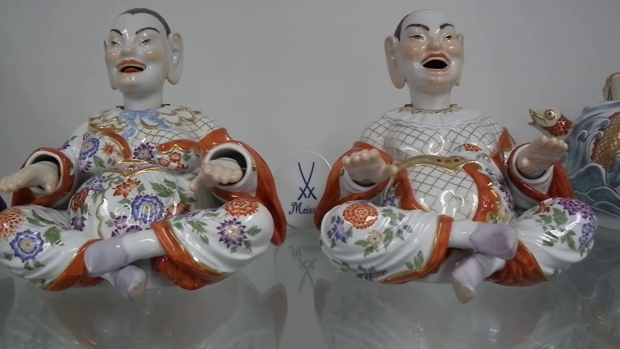 マイセン パゴダ人形 - YouTube