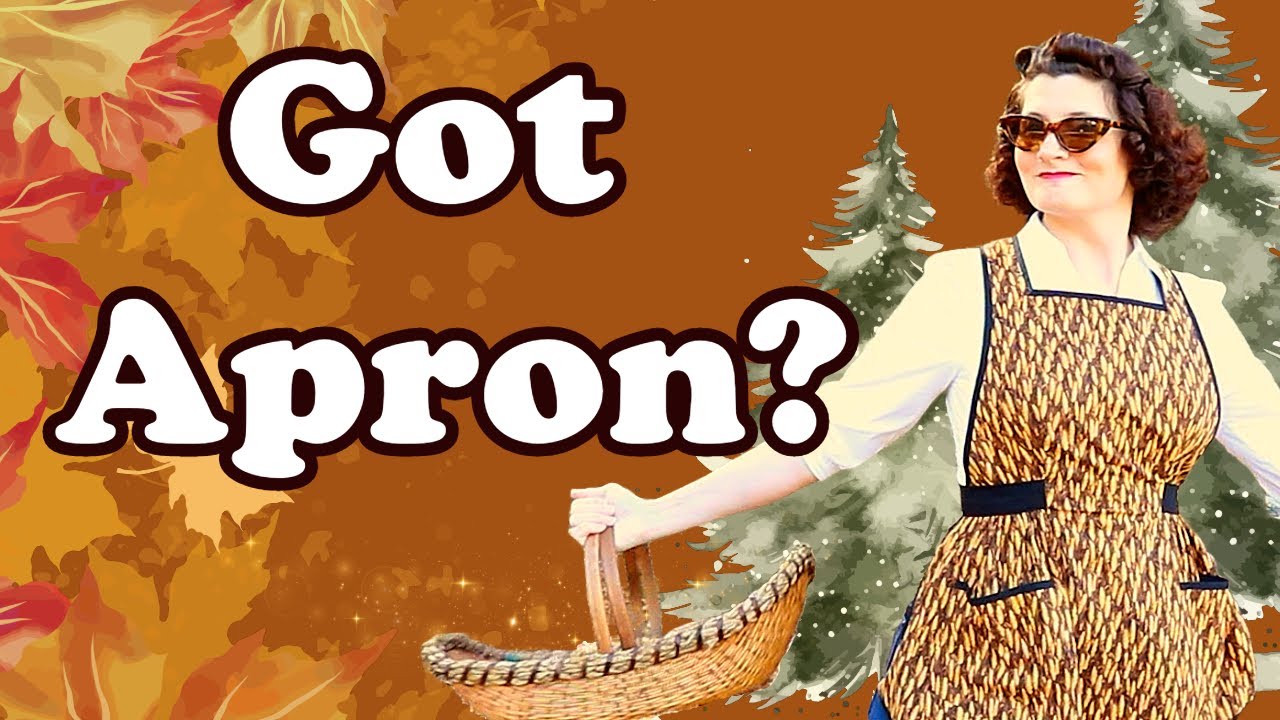 A Vintage APRON that NO ONE has made! #vintagepatterns - YouTube