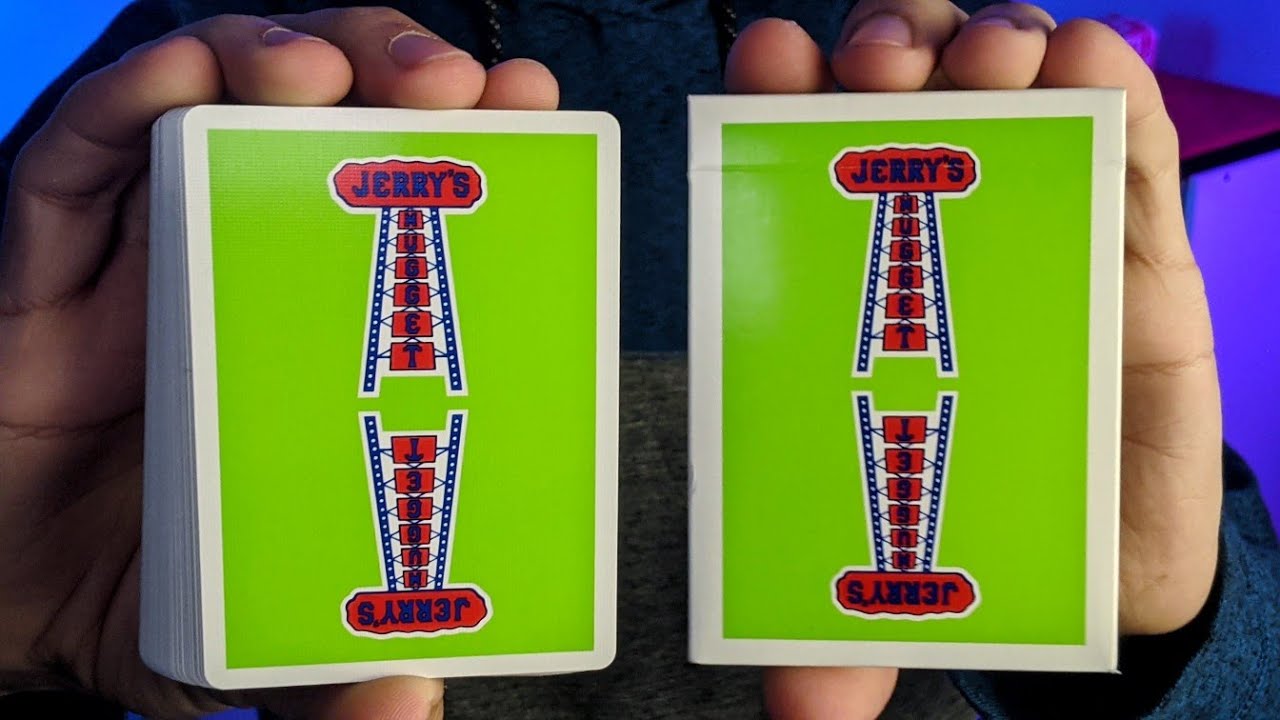 Green Jerry's Nuggets Playing Cards Deck Review! - YouTube