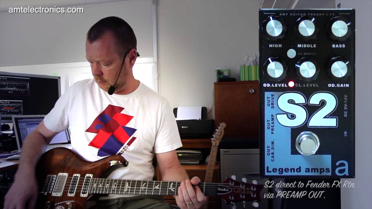 AMT Electronics : S2 Preamp & Effects Pedal - YouTube