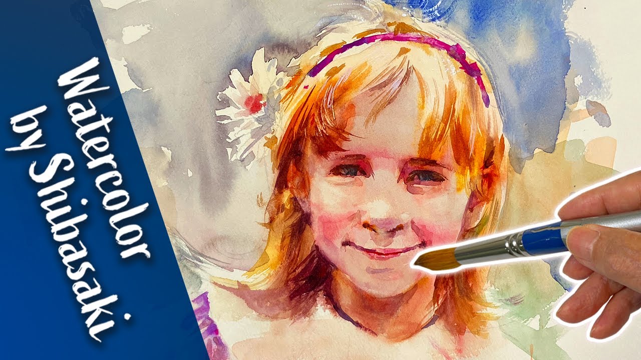 Eng sub] How to paint a Male portrait | Calming art - YouTube