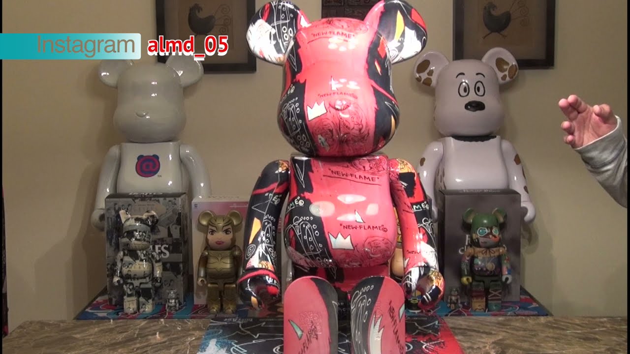 BEARBRICK / BE@RBRICK - Andy Warhol & Jean-Michel Basquiat #1 1000