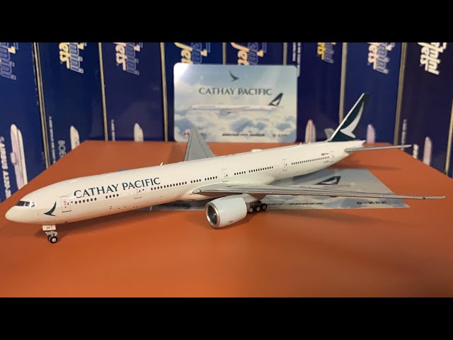 SUPERB JC Wings 1/400 Cathay Pacific B777-300ER (Review #73) - YouTube