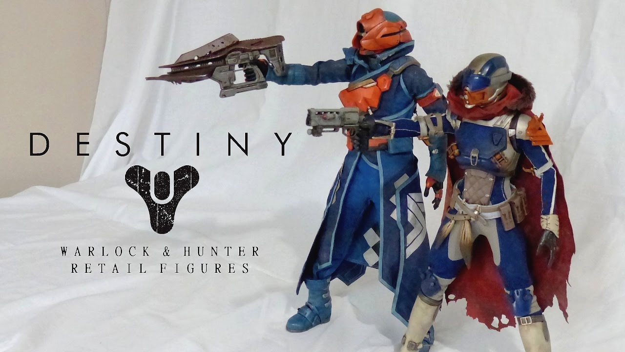 Destiny warlock and hunter figure unboxing & review 3A retail