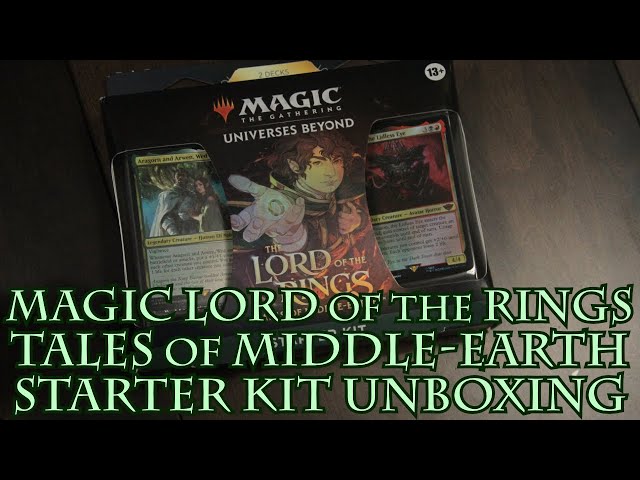 Magic Lord of the Rings Tales of Middle-Earth Starter Kit Unboxing
