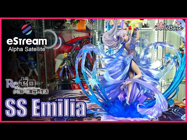 Crystal Dress Emilia by Shibuya Scramble [Anime Figure Unbox and